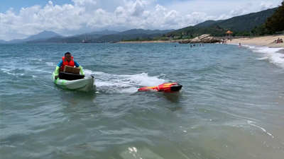 水上救援機(jī)器人用來送外賣，我看可行